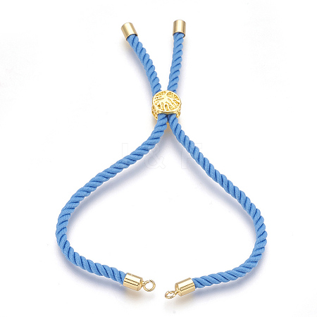 Cotton Cord Bracelet Making KK-F758-03E-G-1
