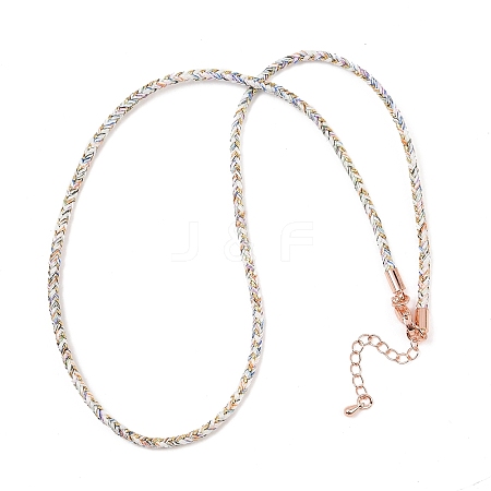 2.5MM Round Nylon Cotton Cord Necklace Making NJEW-C106-01RG-08-1