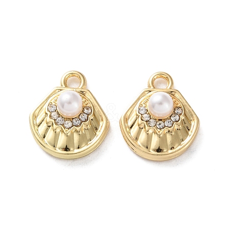 Rack Plating Alloy Pendants FIND-M038-06G-1