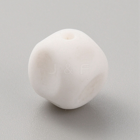 Cube Food Grade Eco-Friendly Silicone Beads SIL-TAC0003-11G-1