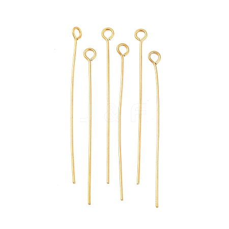 Ion Plating(IP) 304 Stainless Steel Eye Pins STAS-G075-17G-05-1