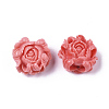 Synthetic Coral Pendants CORA-R019-031-2
