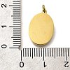 304 Stainless Steel Enamel Pendants STAS-R153-11G-3