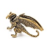 Brass Pterosaur Display Decoration KK-D370-10AG-B-1