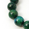 Synthetic Chrysocolla Beads Strands X-G-L529-B01-4mm-5