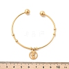 PVD Vacuum Plating 201 Stainless Steel Cuff Bangles BJEW-M284-20G-1-7