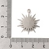 Anti-Tarnish 201 Stainless Steel Pendants STAS-B076-01P-05-3