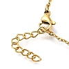 Ion Plating(IP) 304 Stainless Steel Satellite Chains Bracelet for Women BJEW-E111-08G-A-01-3