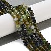 Natural Green Tourmaline Beads Strands G-B088-D08-02-2