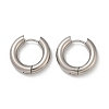 202 Stainless Steel Polishing Hoop Earrings EJEW-M106-02P-02-4