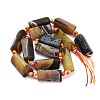 Natural Weathered Agate Beads Strands G-A321-F02-01A-5