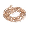 Transparent Electroplate Glass Beads Strands LS-GLAA-F029-2mm-A12-2