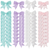 40Pcs 4 Colors Handmade Polyester Costume Accessories DIY-SP0004-85A-1