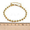 4Pcs 304 Stainless Steel Chain Bracelets & Cuff Bangles Sets for Women Men BJEW-F505-02G-4