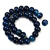 Dyed Natural Agate Beads Strands G-U030-A01-01-3