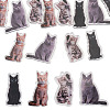 12Pcs 4 Styles Printed Acrylic Pendants OACR-TA0004-14A-1