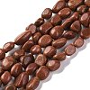 Synthetic Goldstone Beads Strands G-G146-A36-01-1