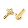 Easter Brass Micro Pave Clear Cubic Zirconia Pendants CU-CBADC6C-10G-04-2