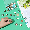 32Pcs 2 Colors Alloy & Synthetic Turquoise Buckles HJEW-PH02463-3