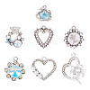 7Pcs 7 Styles Alloy Pendants FIND-TA0004-89-1