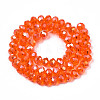 Electroplate Glass Beads Strands EGLA-A034-T3mm-B22-2