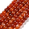 Natural Striped Agate/Banded Agate Beads Strands X-G-Z060-A01-B05-1