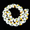 Handmade Porcelain Ceramic Beads Strands PORC-S502-045C-2