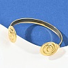 304 Stainless Steel Cuff Bangles for Women BJEW-C114-01G-2