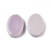 Porcelain Cabochons PORC-WH0002-03G-1