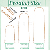 3Pcs 3 Style PU Leather Bag Handles PURS-WR0001-27A-2