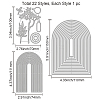 Carbon Steel Cutting Dies Stencils DIY-WH0309-1084-6