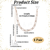 Alloy Rhinestone Non-slip Bra Straps AJEW-WH20054-199B-2