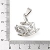 Alloy Bead Cage Pendants FIND-M012-01D-P-3