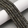 Natural Pyrite Beads Strands G-L624-I13-2x4mm-1