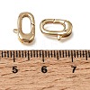 Brass Spring Gate Rings KK-CBA4292-10G-3