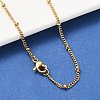 304 Stainless Steel Chain Necklaces X-MAK-L015-40G-3
