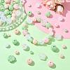 250G UV Plating Rainbow Iridescent Opaque Acrylic Beads PACR-CJ0001-38B-6