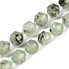 Natural Prehnite Beads Strands G-O201B-144H-2