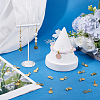 120Pcs Alloy Glue On Flat Pad Pendant Bails FIND-SP0001-88G-4