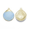 Spray Painted Alloy Pendants PALLOY-T065-20A-2