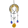 Wire Wrapped Natural Citrine Chips Tree of Life Hanging Ornaments PW-WGF337A-04-1