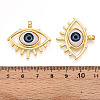 Brass Resin Pendants KK-T070-94-3