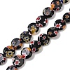 Handmade Millefiori Lampwork Beads Strands LAMP-G166-17A-01-2