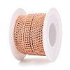 Iron & ABS Plastic Imitation Pearl Tennis Chains CH-Q006-01A-08-2