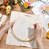 Flower Pattern Punch Embroidery Starter Kits DIY-WH20007-743A-3