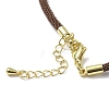 3MM Nylon Milan Cord Necklace Making NJEW-H084-01G-3