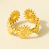 304 Stainless Steel Adjustable Cuff Open Rings LY0879-2-1