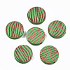 Painted Natural Wood Beads X-WOOD-T021-50A-M-2