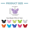 70Pcs Opaque Acrylic Beads OACR-DC0001-27-2