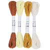 4 Skeins 4 Colors 6-Ply Cotton Embroidery Floss EMBR-WH20001-003E-1